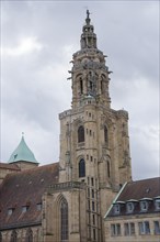 Tower of St Kilian's Church, St Kilian, Church, Heilbronn, Neckar Valley, Neckar,