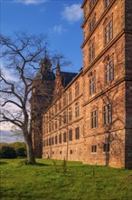 View of Johannisburg Castle in Aschaffenburg, Germany, Europe