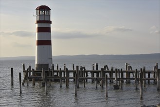 Podersdorf on Lake Neusiedl in Burgenland, Austria, Europe