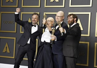 Mark Ruffalo, Jeff Reichert, Julia Reichert and Steven Bognar at the 92nd Academy Awards, Press