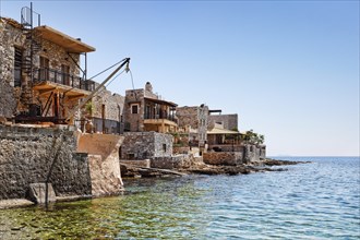 Gerolimenas is a traditional fishing village in Mani, Greece, Europe