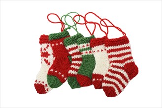 Cozy family tradition captured in handcrafted holiday stockings, adorned with festive designs and