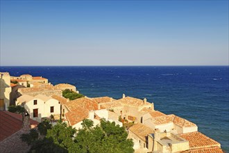 The Byzantine castle-town of Monemvasia in Greece