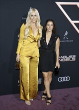 Aly Raisman and Lindsey Vonn at the Los Angeles premiere of 'Charlie's Angels' held at the Regency