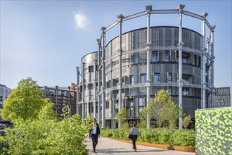 Gasholders Apartment Building, St Pancras, London