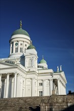 Helsinki city cathedral landmark in senate square finland