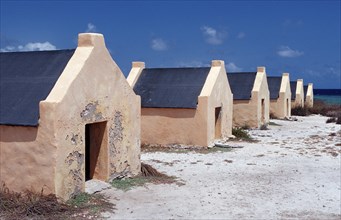 Slave huts Red Slaves, Netherlands Antilles, Bonaire