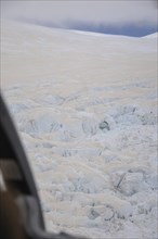 View over the Franz Josef Glacier, Southern Alps, Westland, New Zealand, Oceania