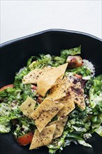 Fatoush fattoush traditional classic famous lebanese middle eastern salad