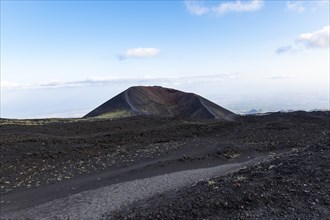 Silvestri's craters area on mount Etna volcano