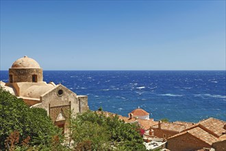 The Byzantine castle-town of Monemvasia in Greece