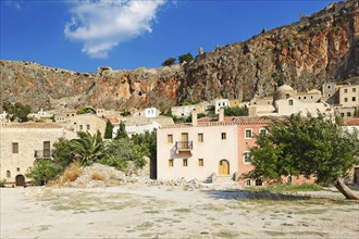 The Byzantine castle-town of Monemvasia in Greece