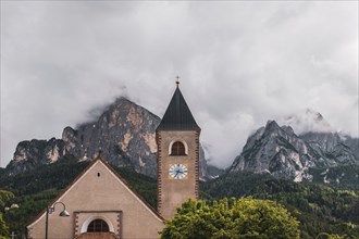 Parish church of Siusi allo Sciliar in South Tyrol, Italy, Europe