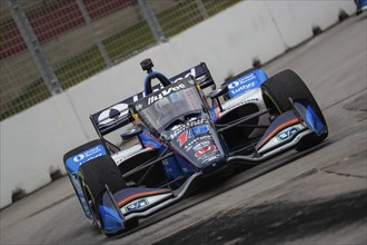 GRAHAM RAHAL (15) of New Albany, Ohio runs through the streets during the Honda Indy Toronto in