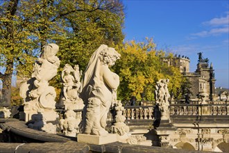 Dresden Zwinger in autumn