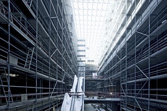 Centrum Galerie Dresden, construction site mall