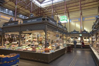 Östermalms Saluhall Historic Market Hall, Östermalmstorg, Stockholm, Sweden, Europe