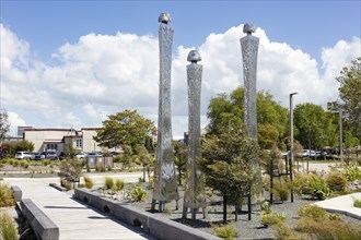 Maori-Totem, Rotorua, Neuseeland