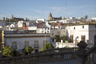 Historic high density buildings in Barrio de Santiago, Jerez de la Frontera, Spain, Europe