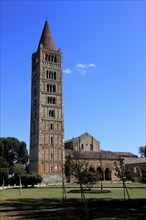 Pomposa, Abbatia Sanctae Mariae Pomposae, former abbey of the Benedictine order at the mouth of the