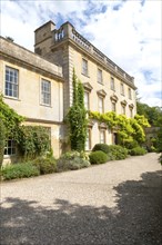 Classical facade of Iford Manor, Bradford on Avon, Wiltshire, England, United Kingdom, Europe