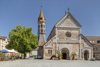 St John's Church on the market square, Schwäbisch Gmünd, Baden-Württemberg, Germany, Schwäbisch