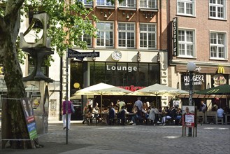 Europe, Germany, Hamburg, Mönckebergstraße, shopping street, City, Ida-Ehre-Platz, Hamburg,