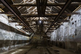 The more than 800-year-old Muldenhütten smelter site. The still existing, historical and