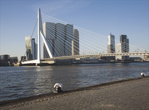 De Rotterdam building designed by architect Rem Koolhaas as a vertical city nears completion in