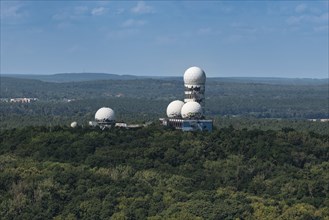 Former American espionage facility on the Teufelsberg, Berlin, Germany, Europe