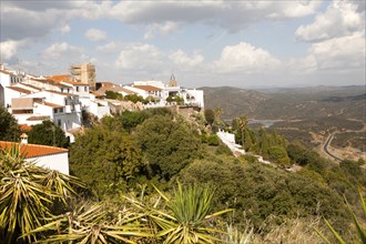 Hilltop village of Zufre, Sierra de Aracena, Huelva province, Spain, Europe