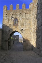 Puerto del Triunfo gateway in medieval town of Trujillo, Caceres province, Extremadura, Spain,