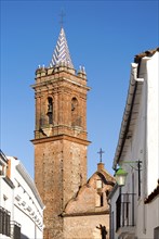 Neoclassical church Iglesia Espiritu Santo, Fuenteheridos village, Sierra de Aracena, Huelva