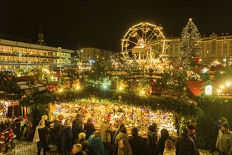 The Dresden Striezelmarkt is a Christmas market in Dresden. It has been held in Advent since 1434,