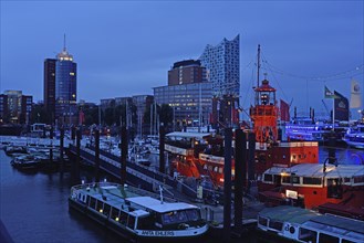 Germany, Hamburg, HafenCity, Kehrwiederspitze, Elbphilharmonie, Europe