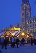 Hamburg, Weihnachtsmarkt, Rathaus