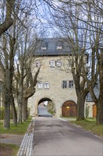 Frauenstein castle ruins and castle in the Ore Mountains, Frauenstein, Saxony, Germany, Europe