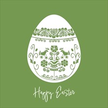 Easter Eggs ornament.Vector emplate for laser cutting, wood carving, paper cut and printing. Vector