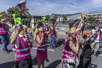 Demonstration against the AFD party conference in Essen, several tens of thousands of demonstrators