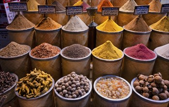 Various spices, Spice Souq, Grand Souq-Bur, Market, Deira, Dubai, United Arab Emirates, VAR, Asia