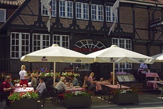 Europe, Germany, Hamburg, district Bergedorf, Sachsentor, pedestrian zone, City, shopping street,