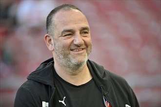 Coach Frank Schmidt 1. FC Heidenheim 1846 FCH Portrait, smiles, MHPArena, MHP Arena Stuttgart,