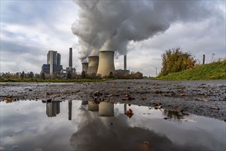 RWE Power AG's Weisweiler lignite-fired power plant in Eschweiler-Weisweiler, base load power