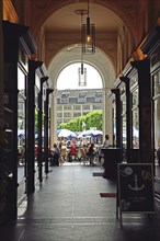 Germany, Hamburg, City, Alster Arcades, Mellin Passage, Hamburg's oldest passage, View to the