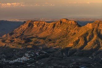 View from Pico de las Nieves (1949m), Gran Canaria, Canary Islands, Spain, Pico de las Nieves, Gran