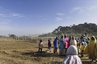 Women of a village community in the municipality of Maraban Dare, in Plateau state, 07/02/2024