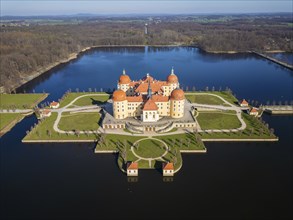 Moritzburg Castle is located in the municipality of Moritzburg near Dresden. The hunting lodge,