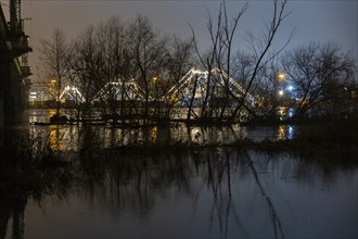 At the first flood of 2024, the peak has been passed and the water levels are slowly falling again.