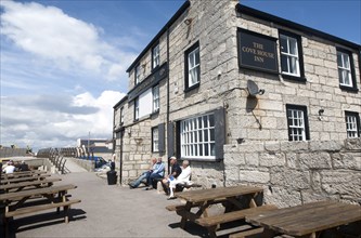 The Cove House Inn historic building at Chiswell, Isle of Portland, Dorset, England, UK