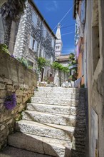 Rovinj is a town in Croatia on the west coast of the Istrian peninsula, Croatia, Europe